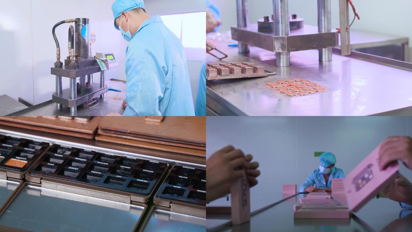 化妝品生產(chǎn)眼影包裝生產(chǎn)工廠流水線(xiàn)產(chǎn)品包裝